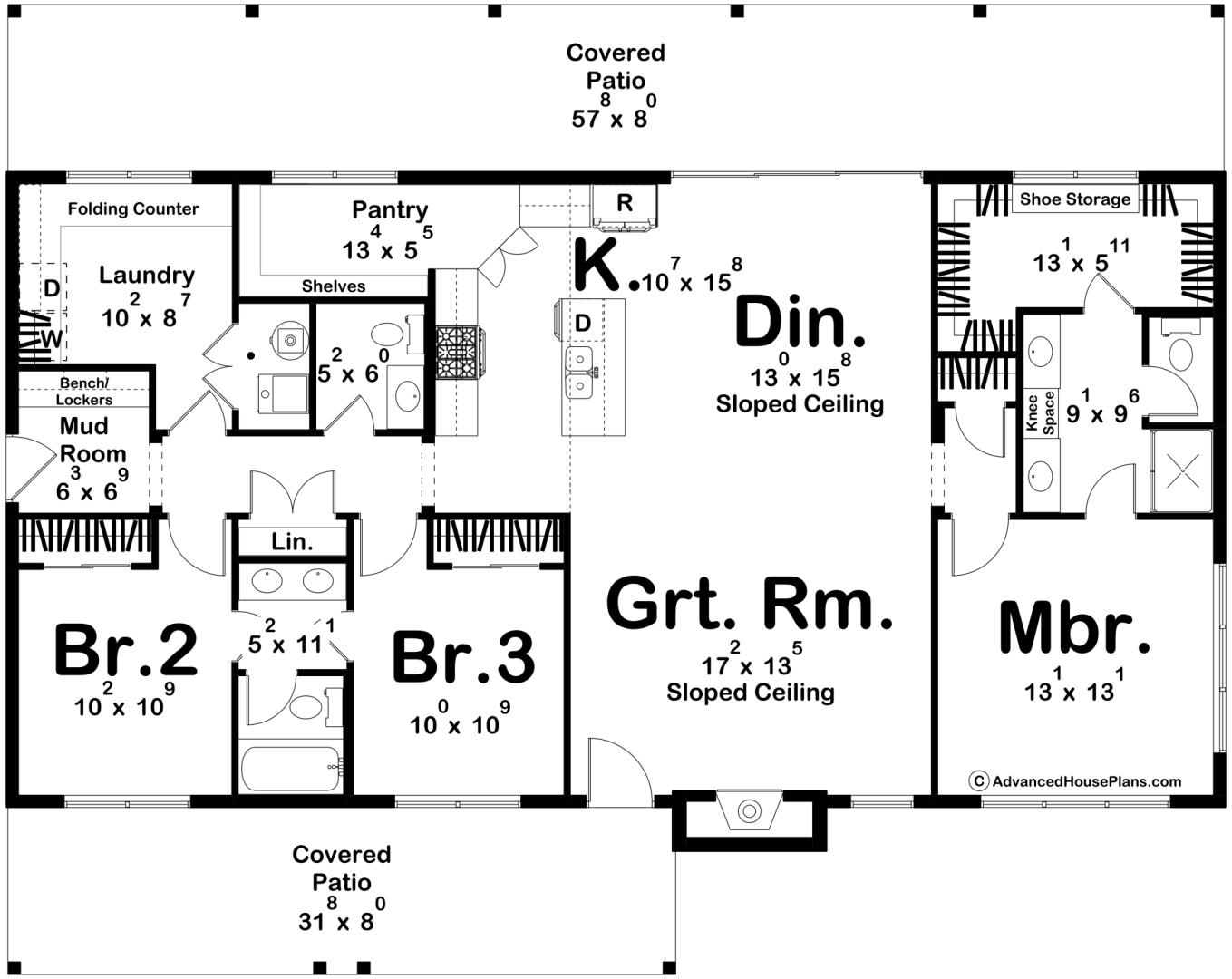 Modern Barndominium Style House Plan | Woodrow