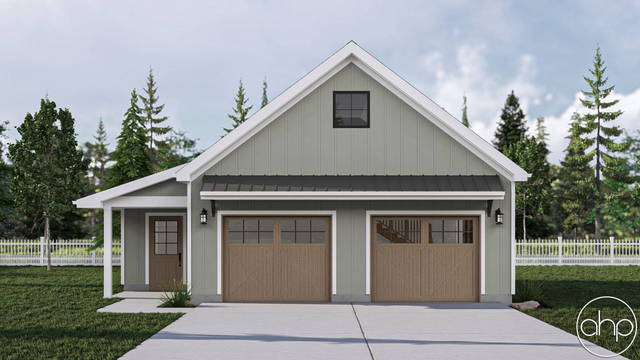 Modern Craftsman Style Garage Plan | McAlpine