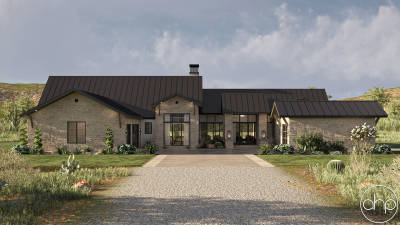 Texas Hillside Style House Plan | Perryville