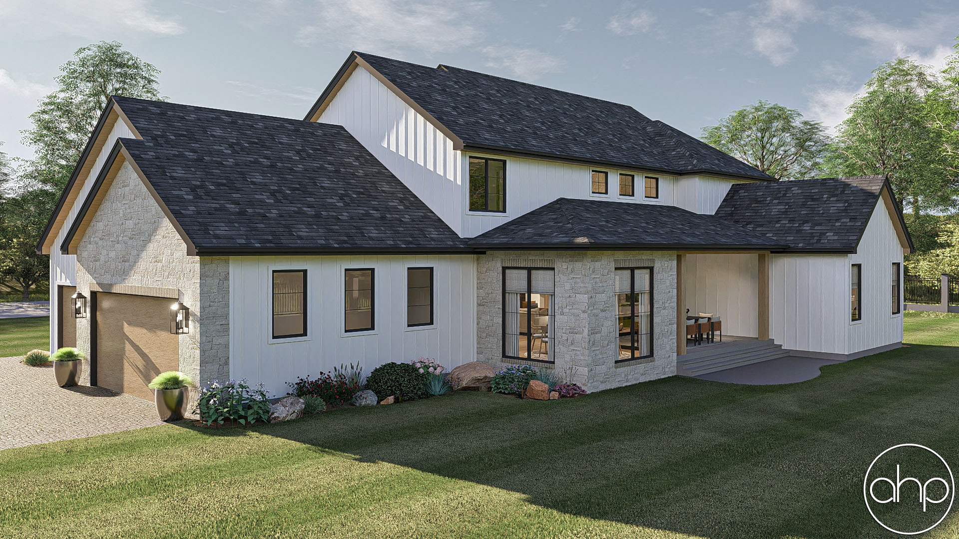 Modern Farmhouse Style House Plan | Chadbourne