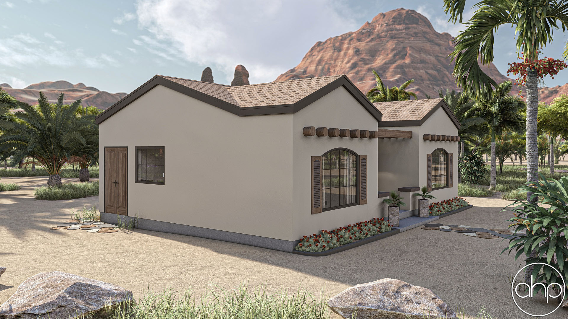 Spanish Style ADU House Plan | San Angelo
