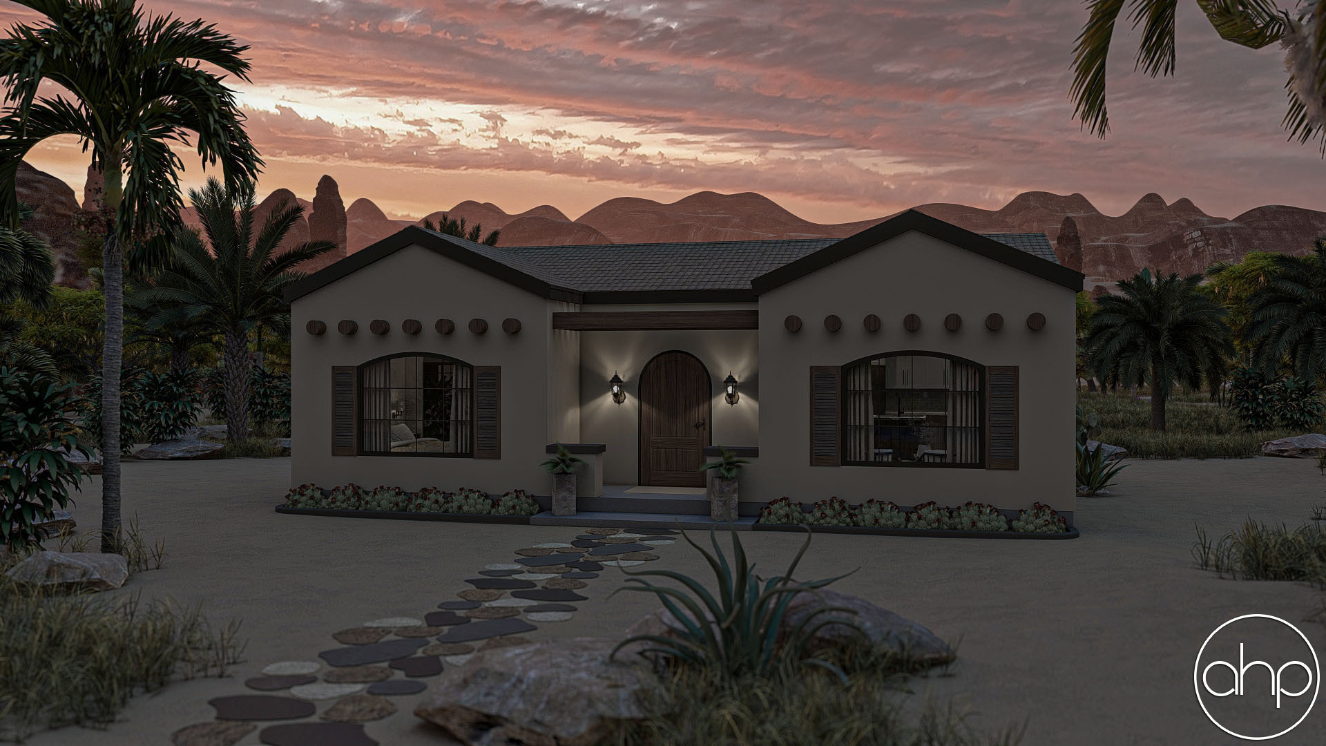 Spanish Style ADU House Plan | San Angelo