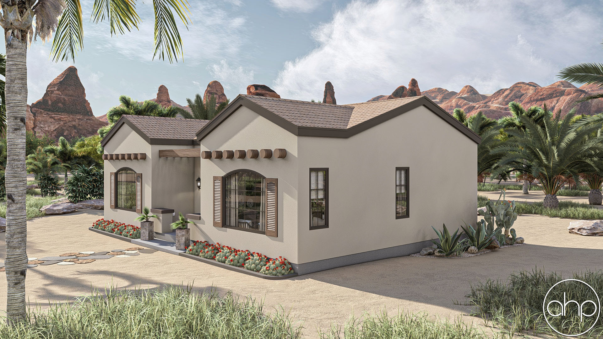 Spanish Style ADU House Plan | San Angelo