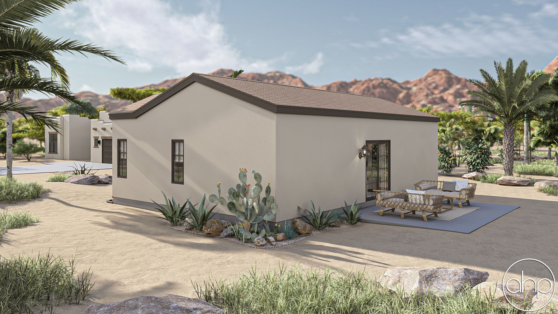 Spanish Style ADU House Plan | San Angelo