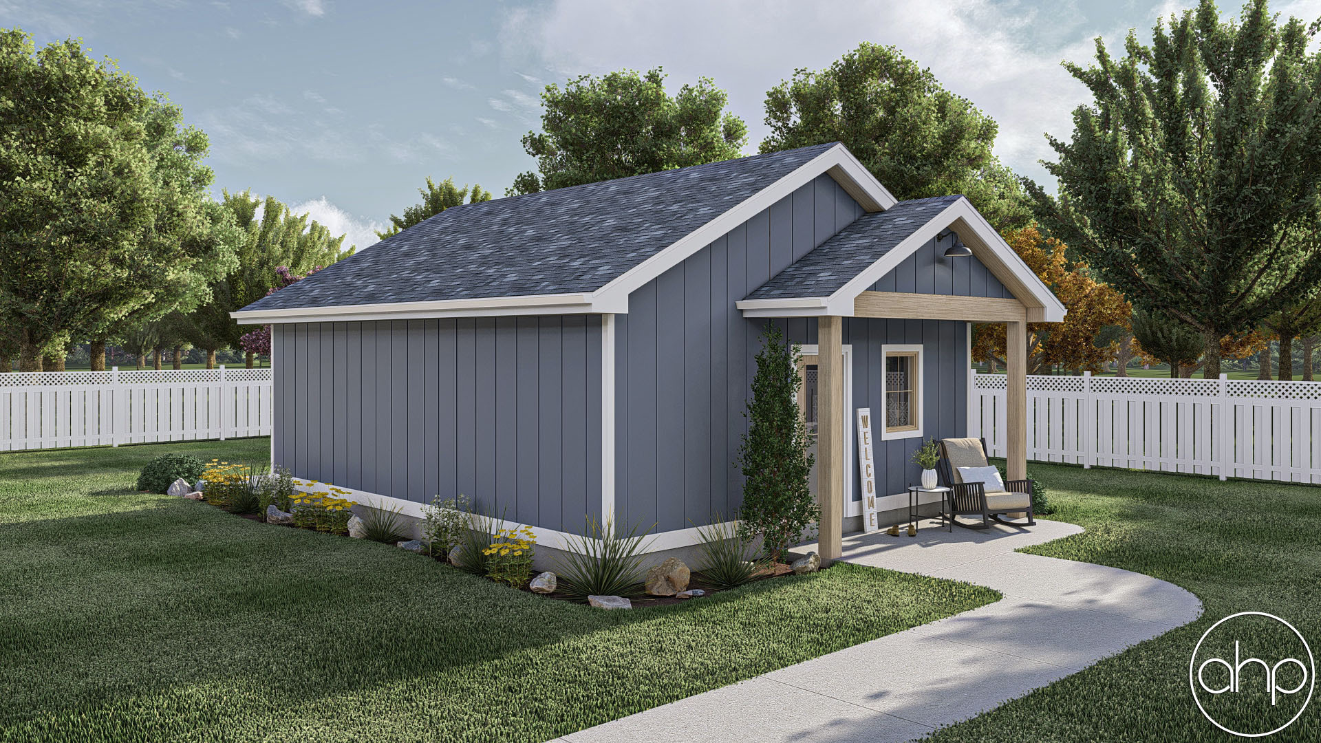 Modern Farmhouse Style ADU House Plan | Meadowlark