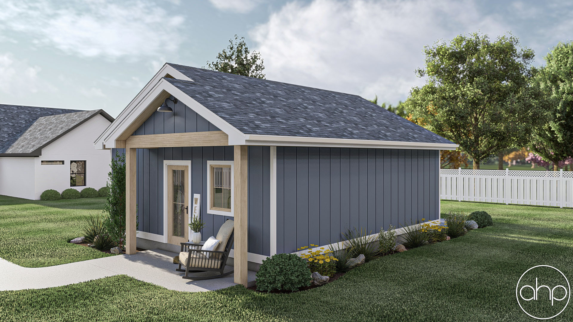 Modern Farmhouse Style ADU House Plan | Meadowlark