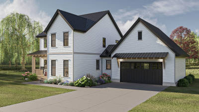 Modern Farmhouse Style House Plan | Elk Ridge