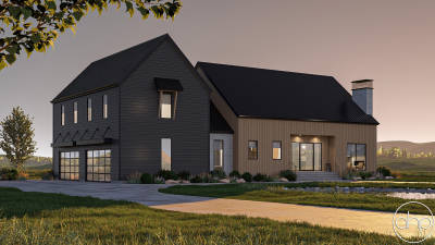 Modern Barndominium Style House Plan | White Plains