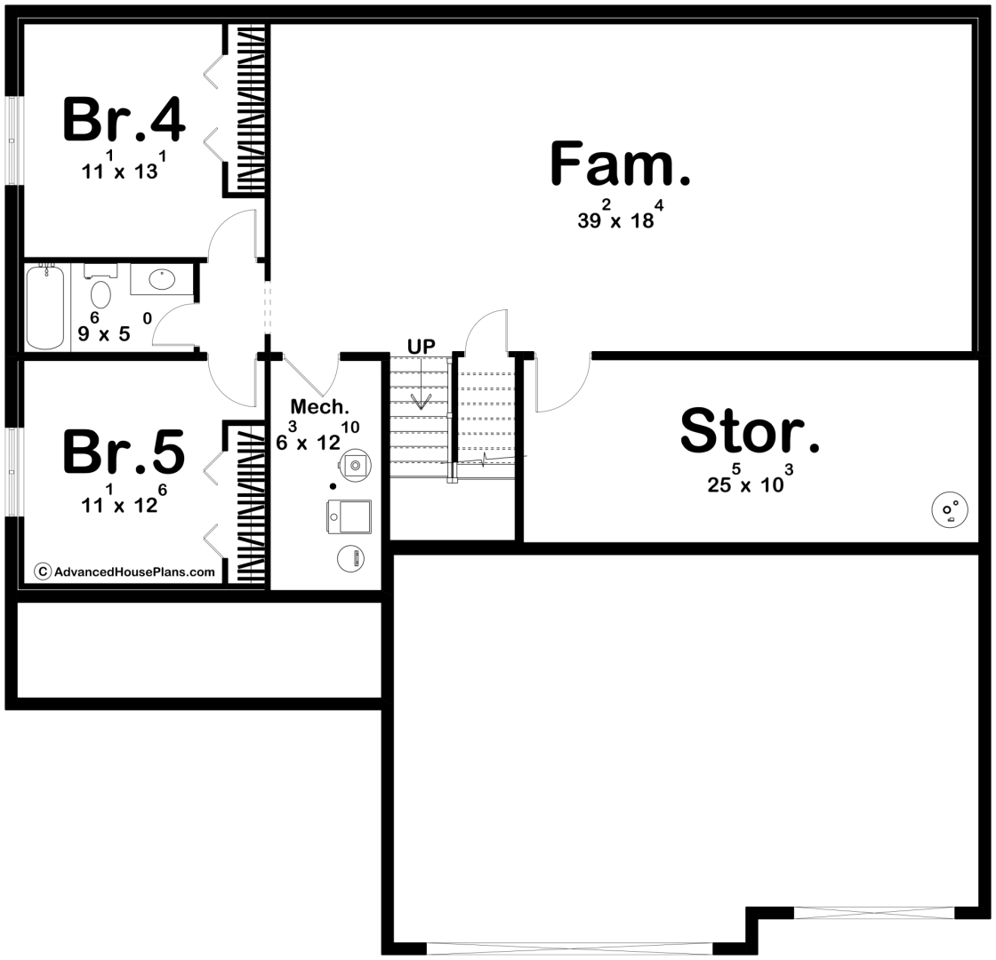 Modern Farmhouse Style House Plan | Hunziker