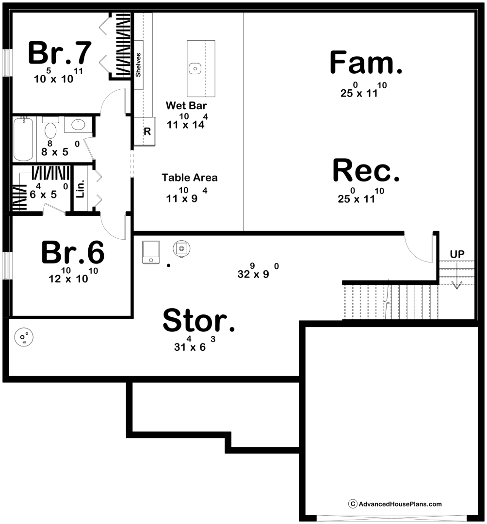 Traditional Style House Plan | Broken Rock