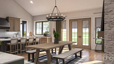 Barndominium Style House Plan | Sagebrush