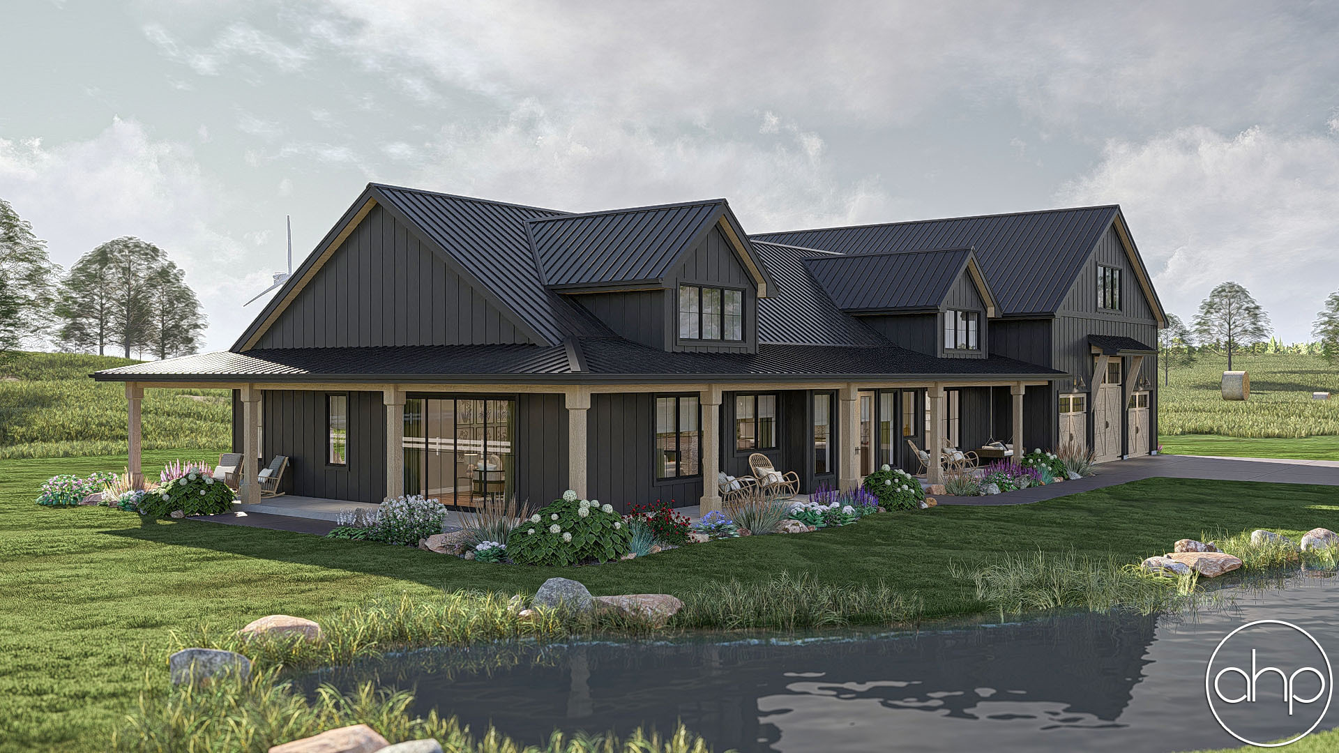 Barndominium Style House Plan | Sagebrush