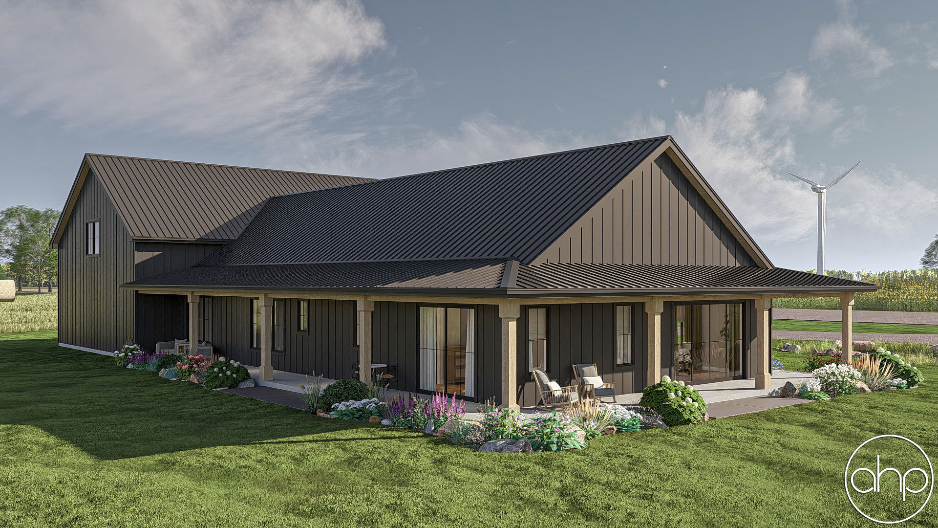 Barndominium Style House Plan | Sagebrush