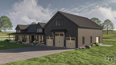 Barndominium Style House Plan | Sagebrush