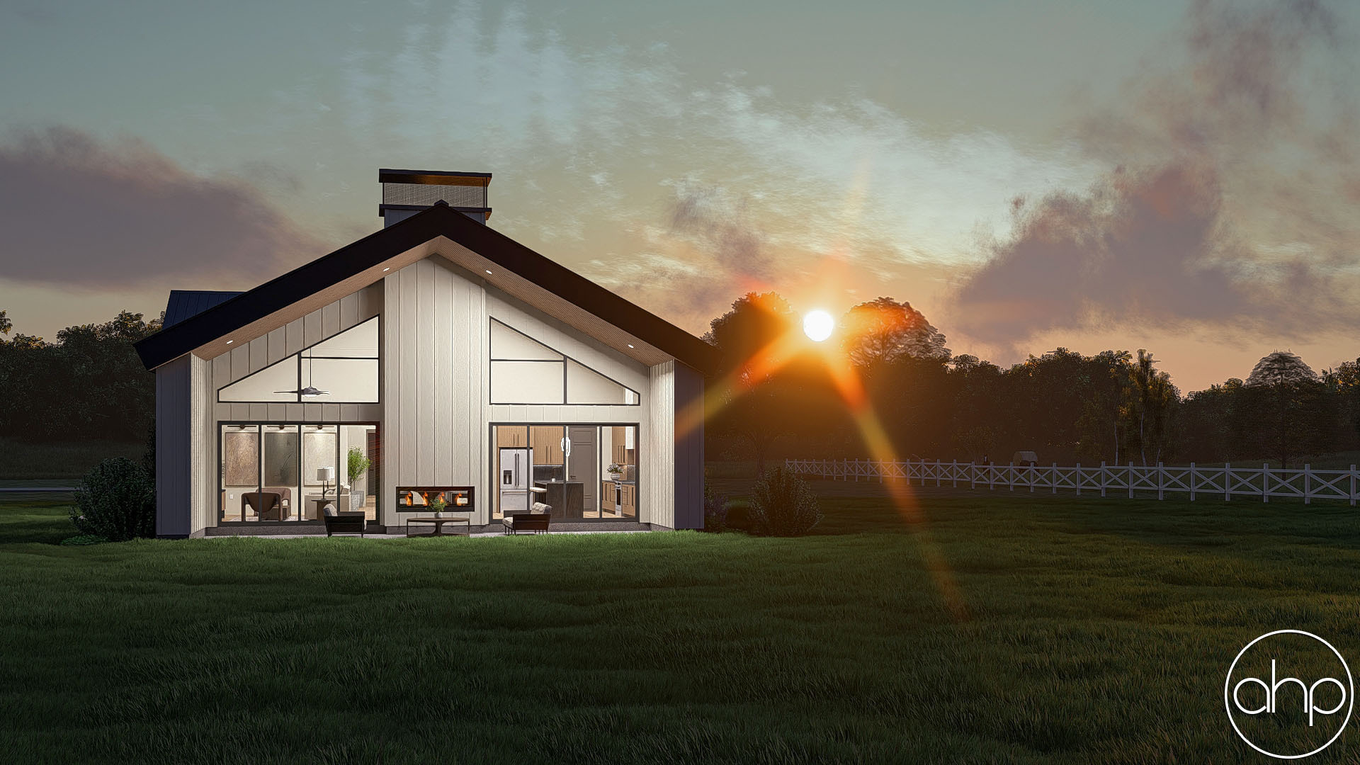 Modern Style House Plan | Horseshoe Bend