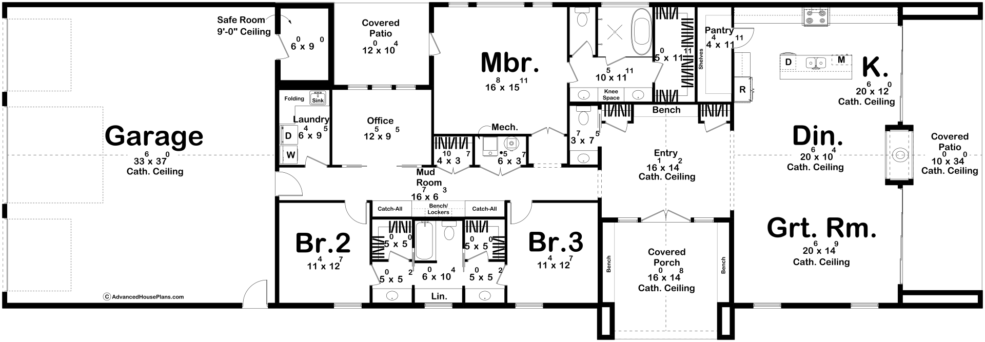 Modern Style House Plan | Horseshoe Bend